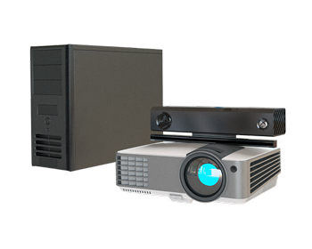 Interactive projection equipment