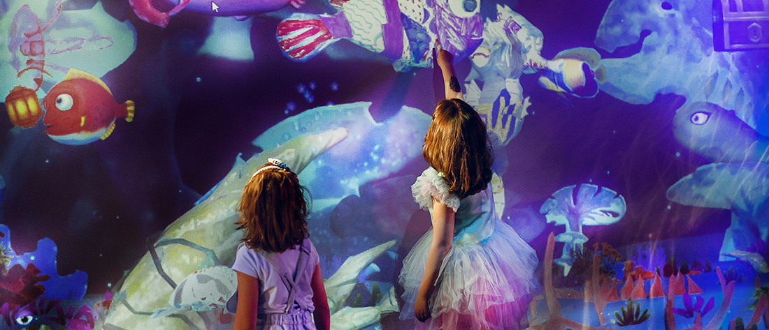 Interactive Wall "Animated Drawings"