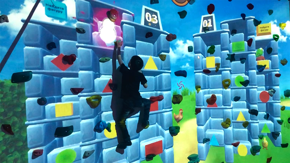 Аттракцион интерактивный скалодром