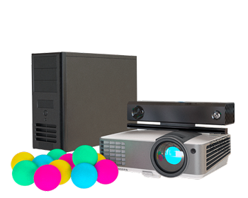 Interactive Wall "Throwing Games"